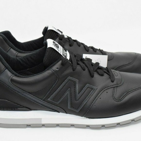 new balance 996 black leather